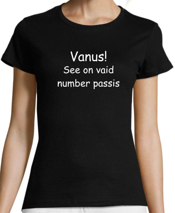 Vanus see on vaid number passis