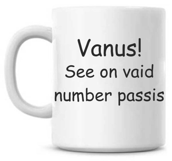 Vanus see on vaid number passis tass