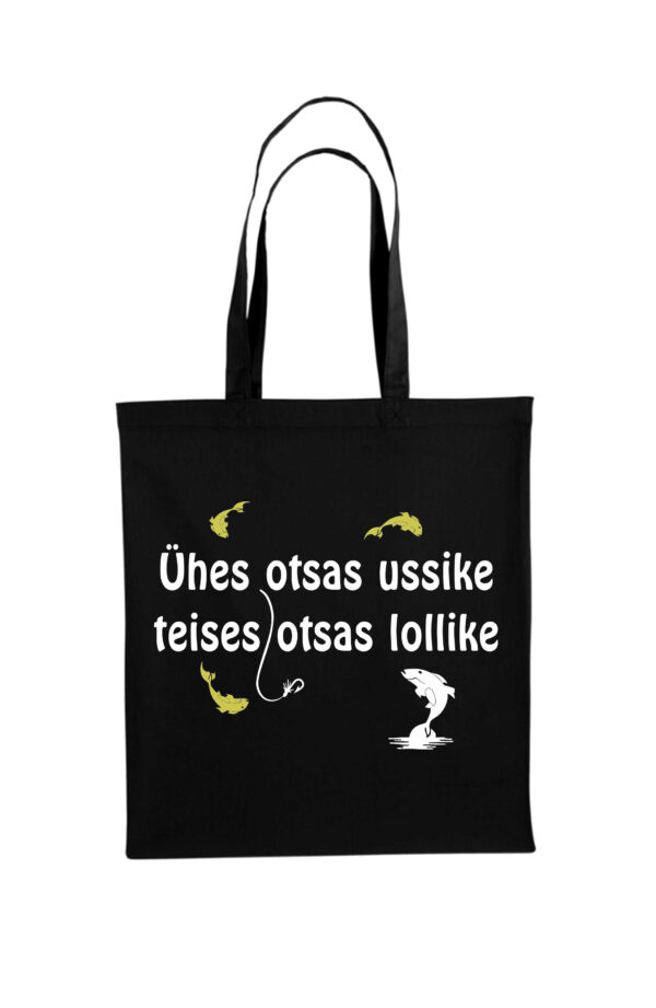 Ühes otsas ussike teises otsas lollike - poekott