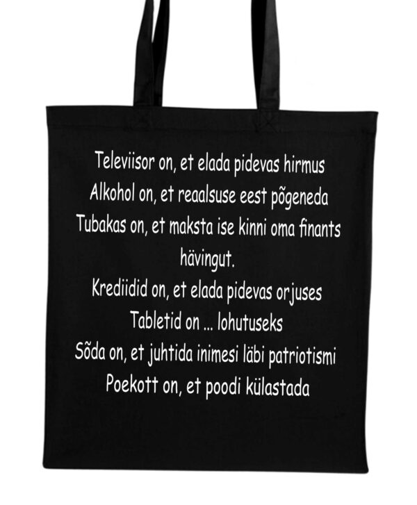 Televiisor on et elada pidevas hirmus - kott - Image 2