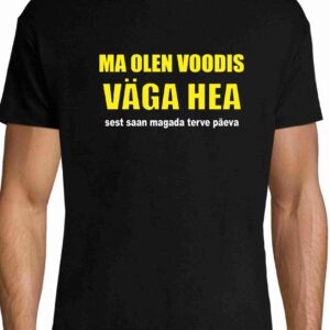 Ma olen voodis vaga hea - sest saan magada terve päeva